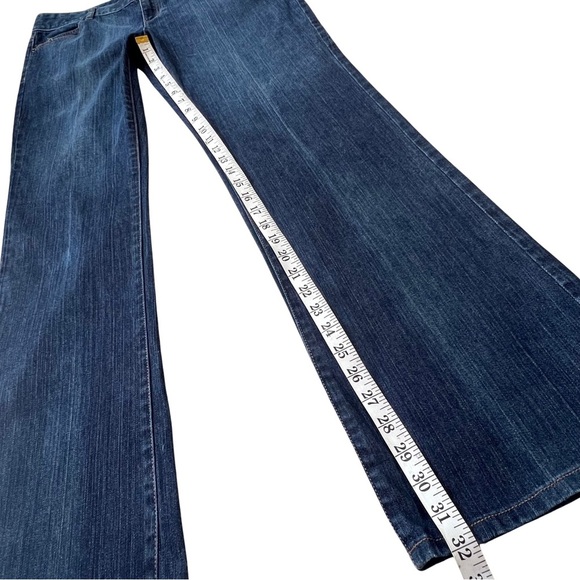 Michael Kors Jeans Mid Rise Boot Cut Medium Blue Wash Women’s Denim 10 - Picture 14 of 16